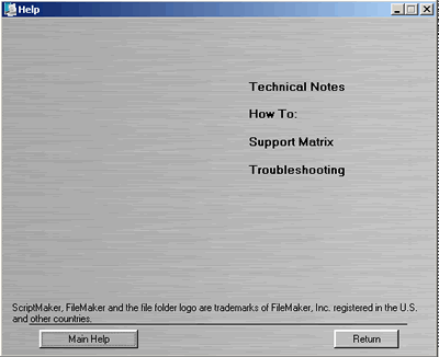 FmPro Script Diff - Online Help - Windows