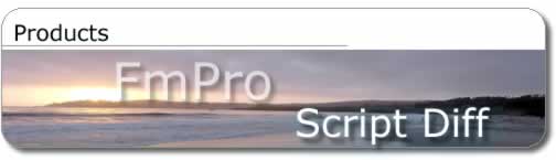 Products - FmPro Script Diff - Title Graphic