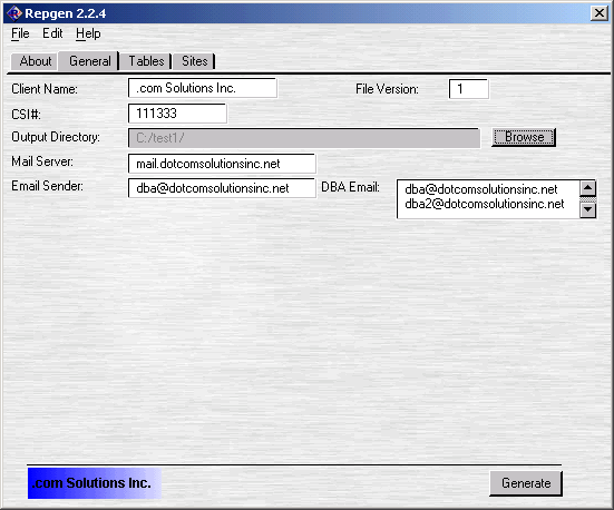 Repgen General Folder tab - 28K