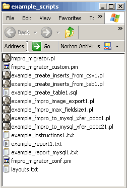 Figure 10 - Generated MySQL Migration Files