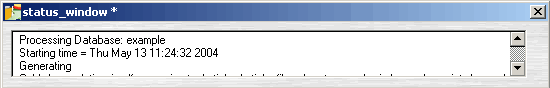 Figure 11 - FmPro Migrator Status Window