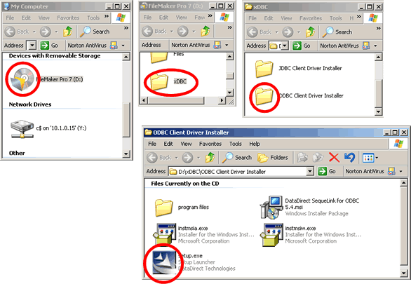 Figure 17 - FileMaker 7 ODBC Installer