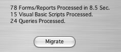 78 Forms/Reports Processed in 8.5 sec - graphic